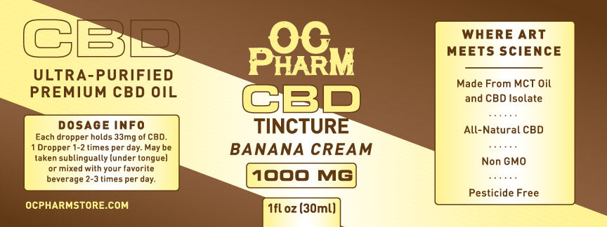 Banana Cream CBD Tincture